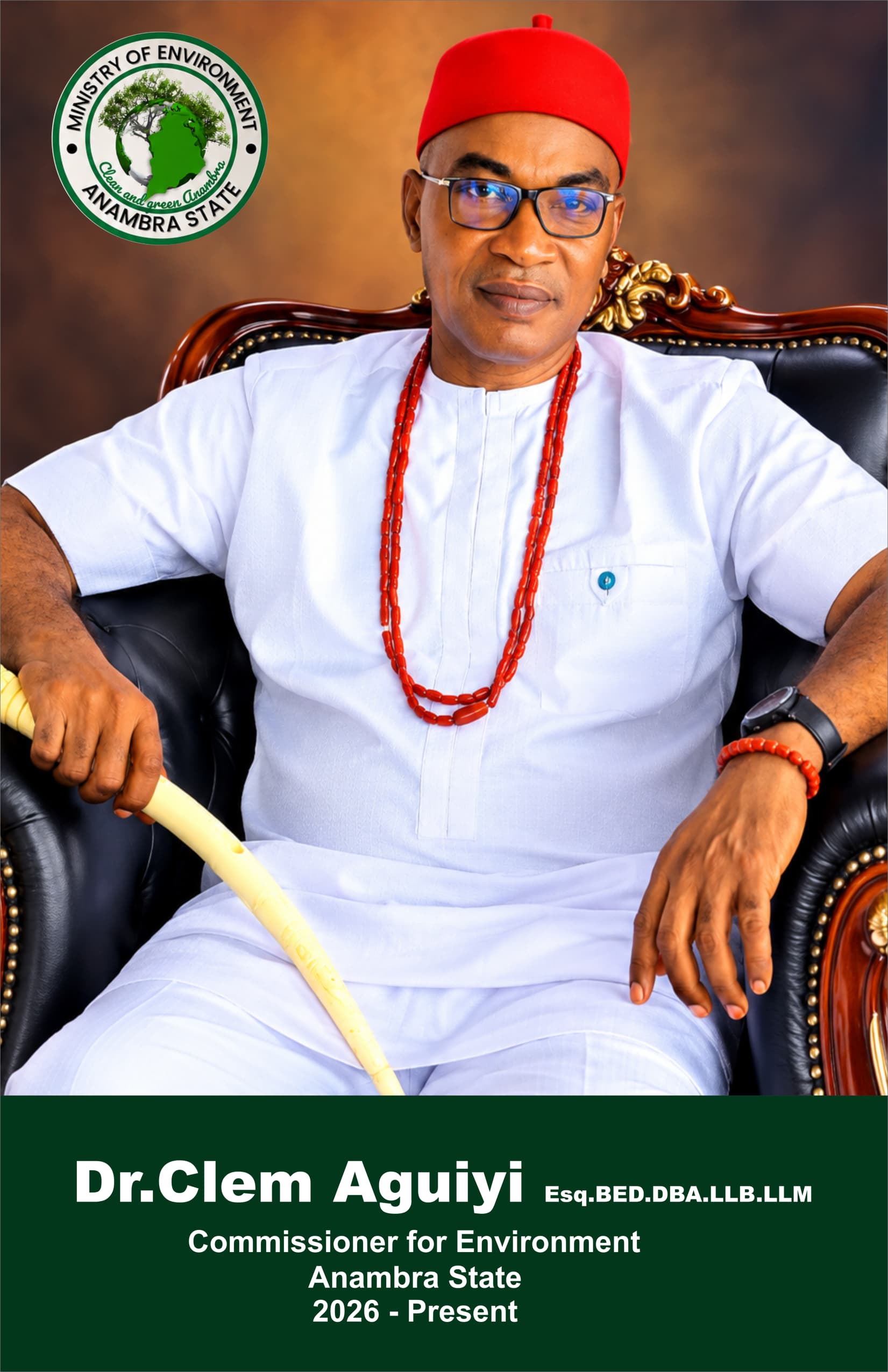 Dr. Clem Aguiyi, Commissioner for Environment